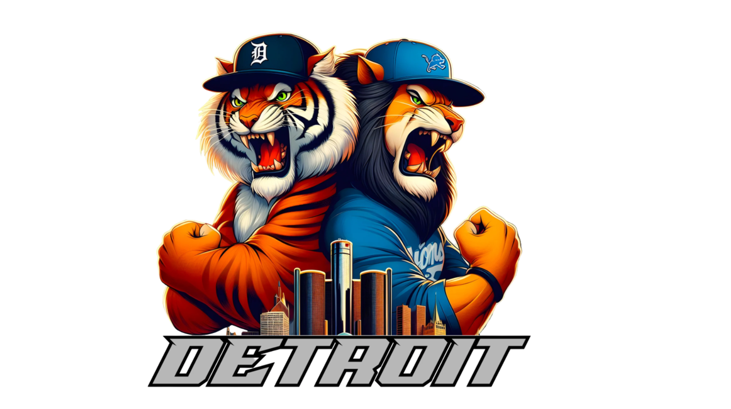 Detroit Tigers & Lions Logo