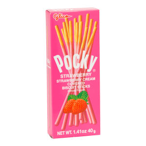 POCKY STRAWBERRY COOKIE STICKS