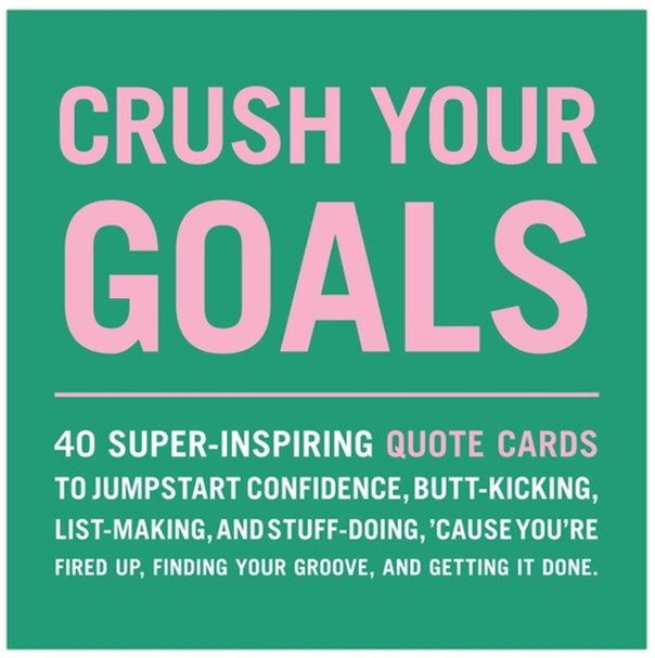 Crush Your Goals Quote Cards Build Your Baskets
