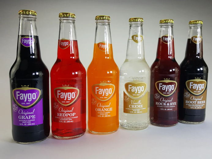 Faygo Glass Bottle Soda Pop