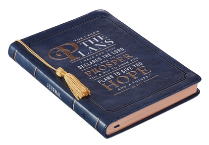 For I know the Plans Leather Journal