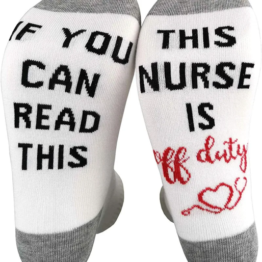 Nurse Off Duty Crew Sock