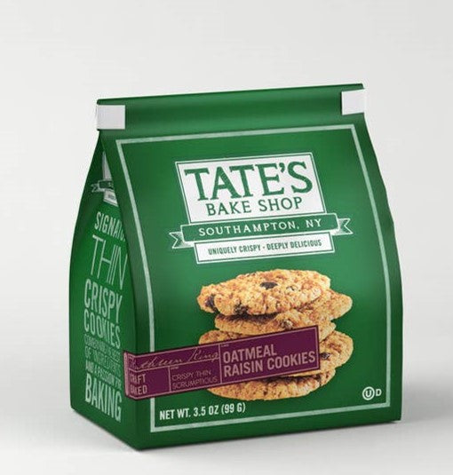 Tate's Bake Shop Oatmeal Raisin Cookies