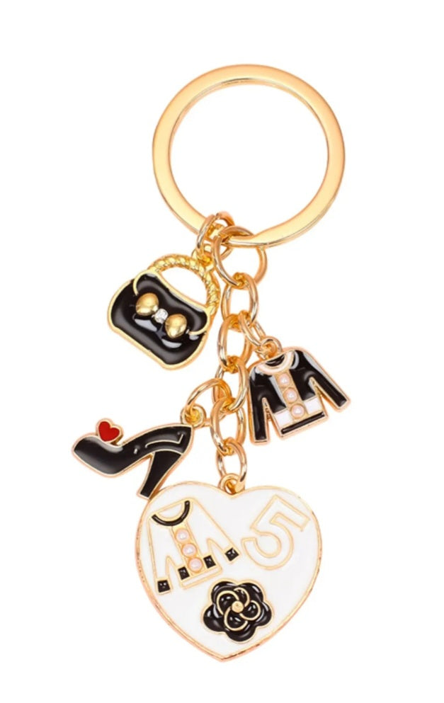 C5 Inspired Keychain