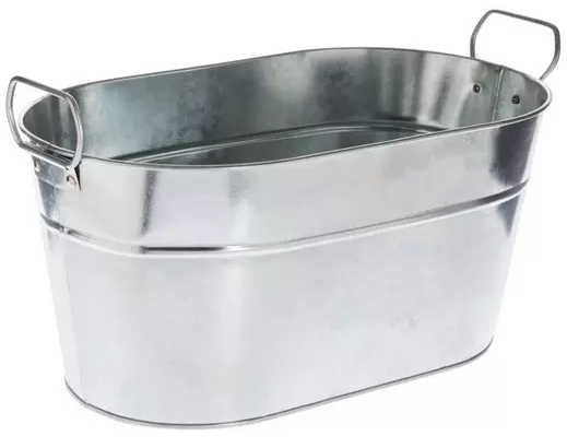 Silver Oval Basket