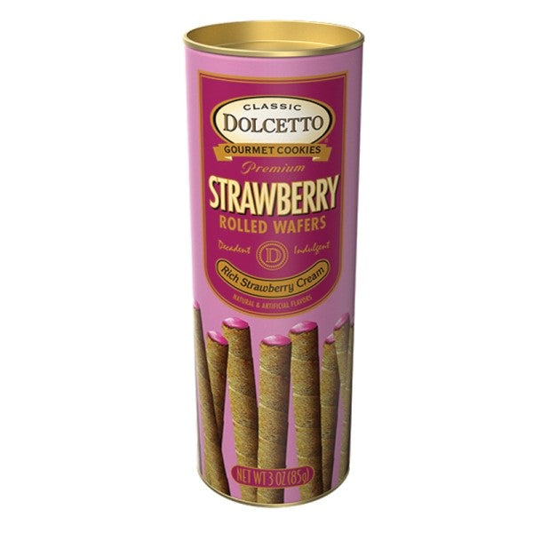 Strawberry Rolled Wafers