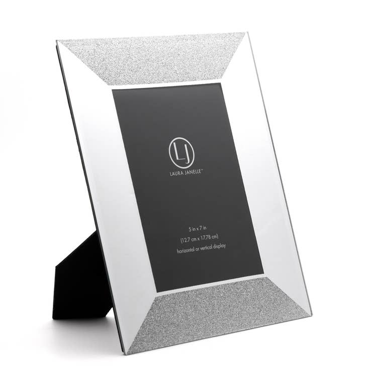 Silver Glitter Picture Frame