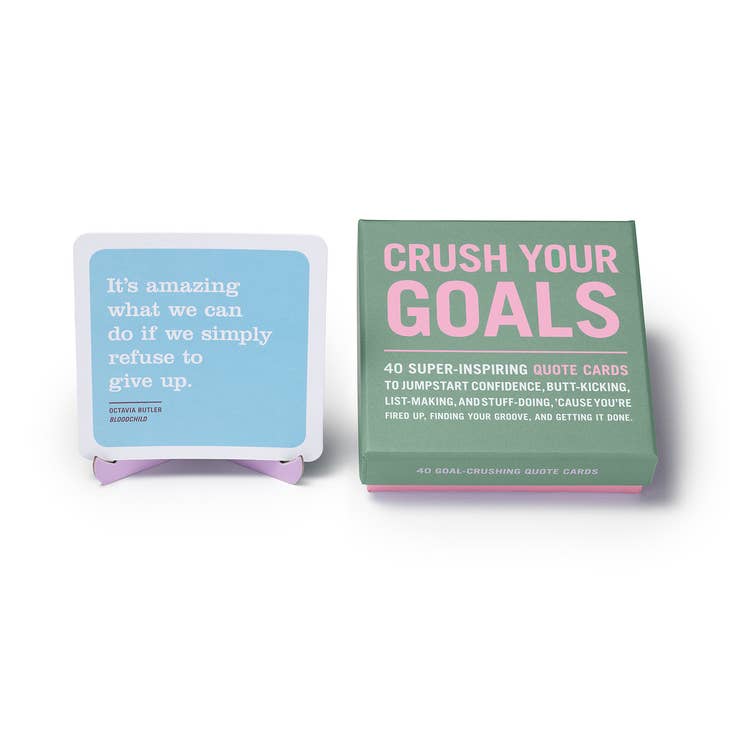Crush Your Goals Quote Cards