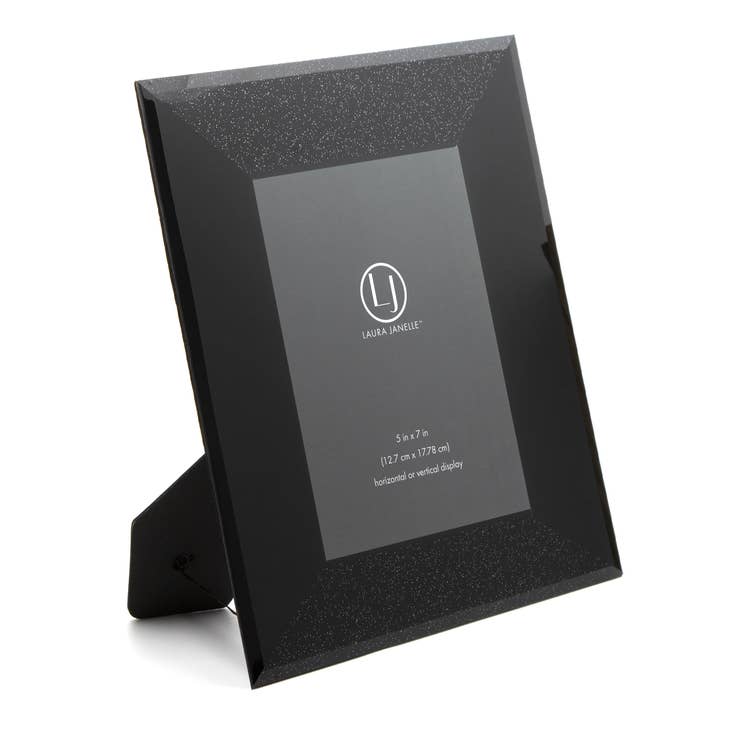 Black Glitter Picture Frame