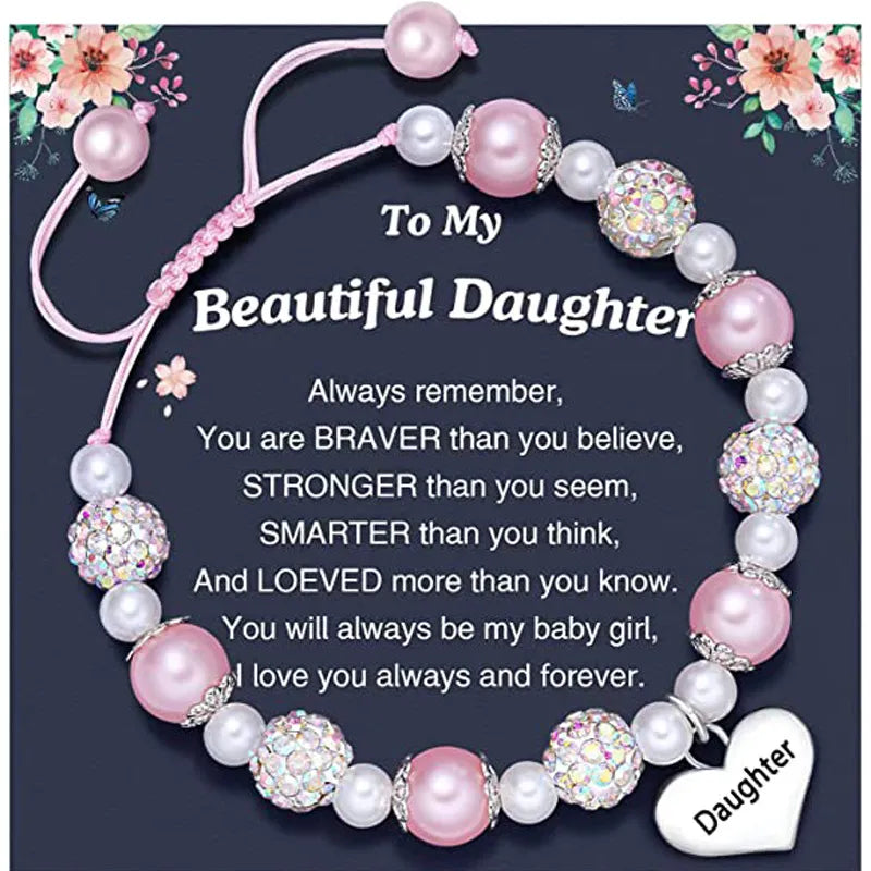 Beautiful Daughter Pink Bracelet