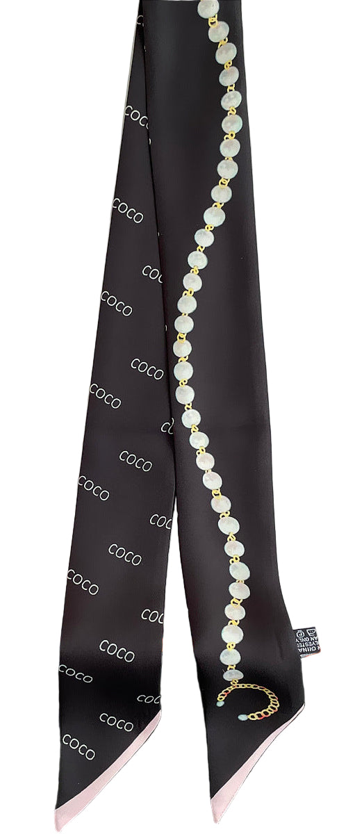 Elegant Satin Tassel Scarf (2pcs. for purse handles)