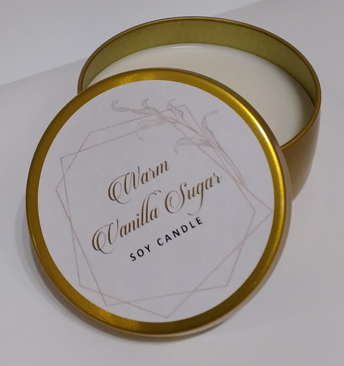 Warm Vanilla Soy Candle All Natural