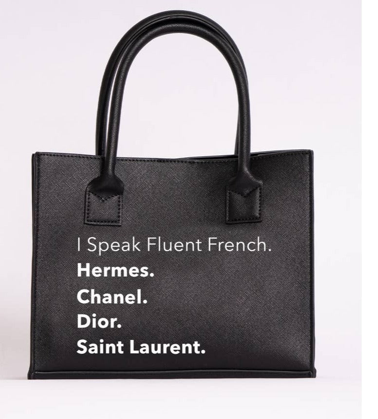 I speak Fluent Mini Tote - 20% OFF - $51.99