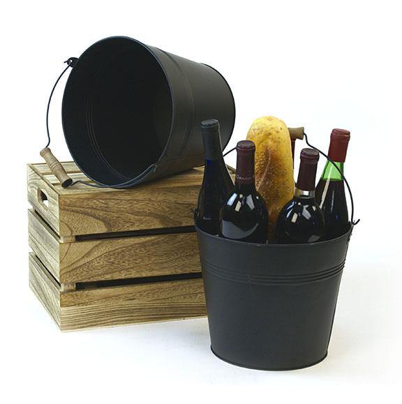 Black Round Basket - Build Your Baskets