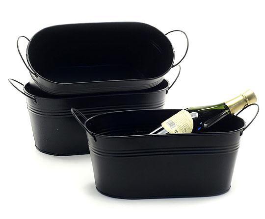 Black Oval Basket - Build Your Baskets