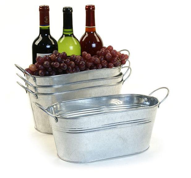 Silver Oval Basket - Build Your Baskets