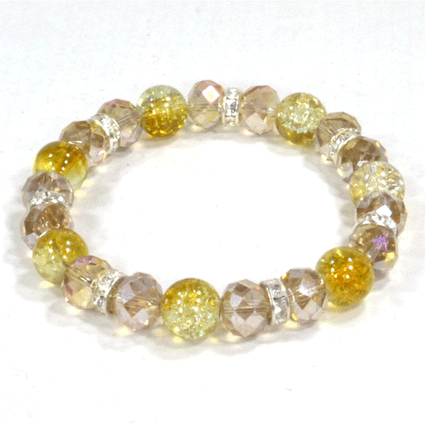 Glass Bracelet - Smoke
