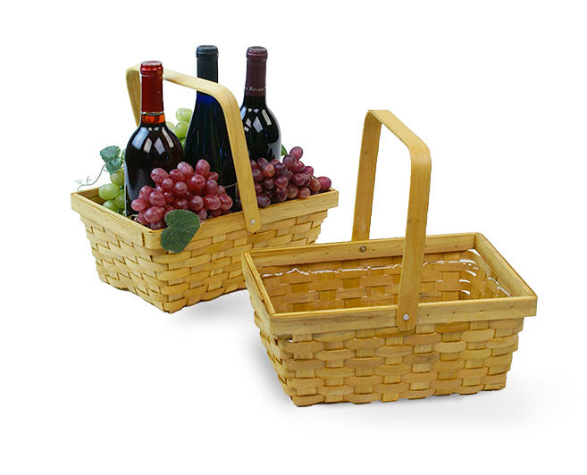 Wood Handle Basket