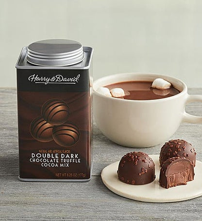 Harry & David Double Dark Chocolate Truffle Cocoa Mix