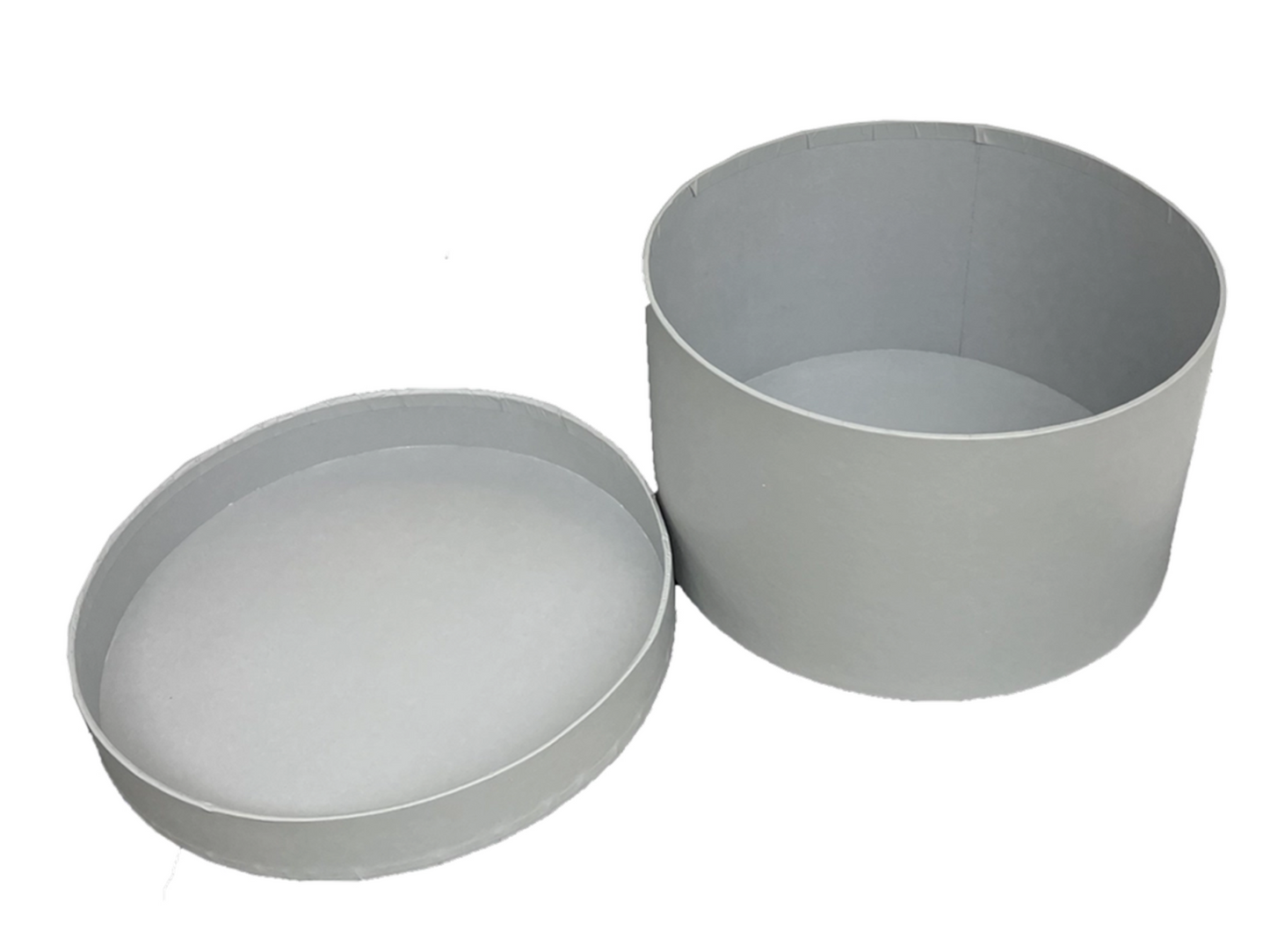 Gray Round Box