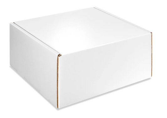 White Corrugated Box