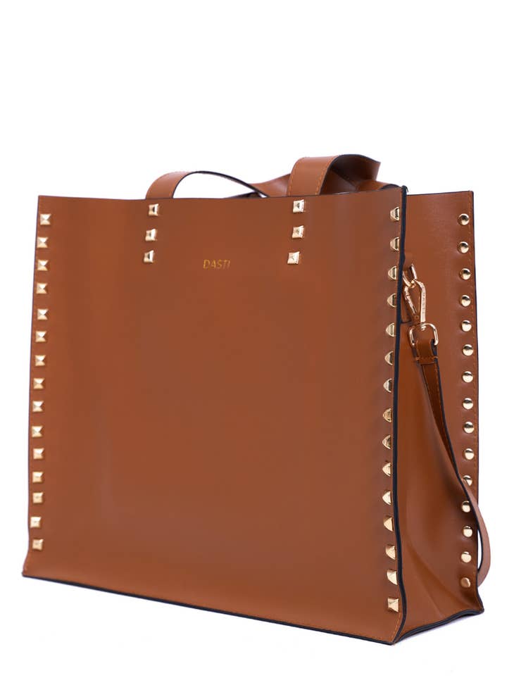 Dasti Studded Tote Bag For Women Large Size Double Handed