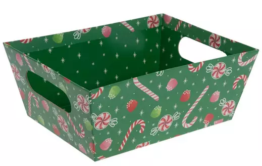 Candy Cane Basket