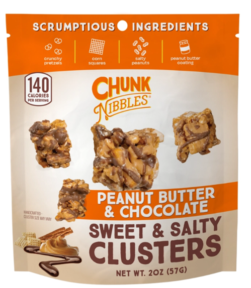 Chunk Nibbles Peanut Butter & Chocolate Sweet & Salty Clusters
