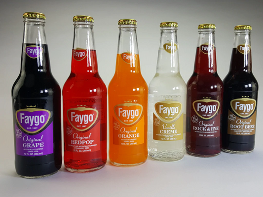 Faygo Glass Bottle Soda Pop