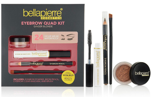 Bellapierre Cosmetics Eyebrow Quad Kit Ginger blonde