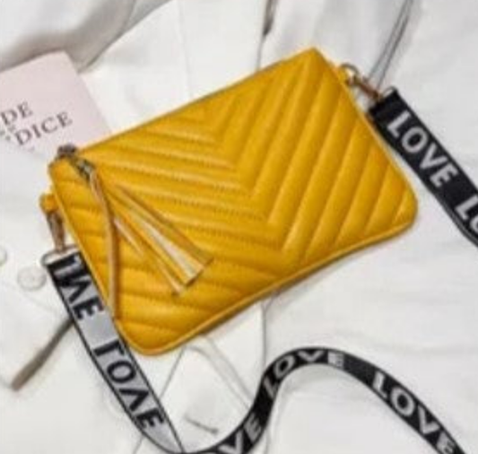 Yellow Crossbody Purse