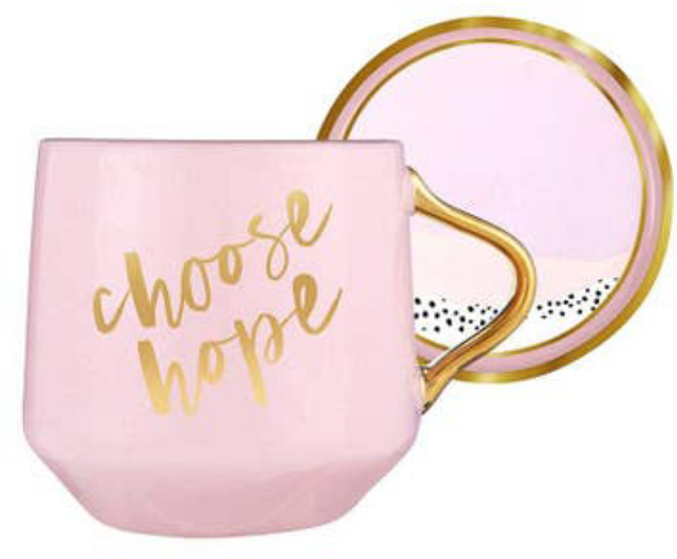 Choose Hope Tea cup with lids