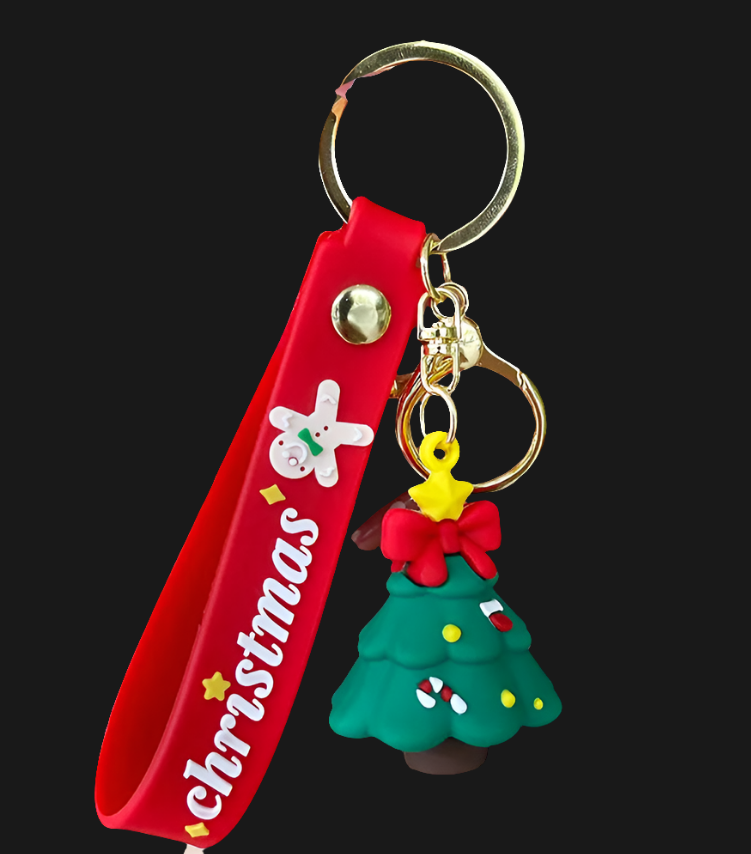 Christmas tree keychain