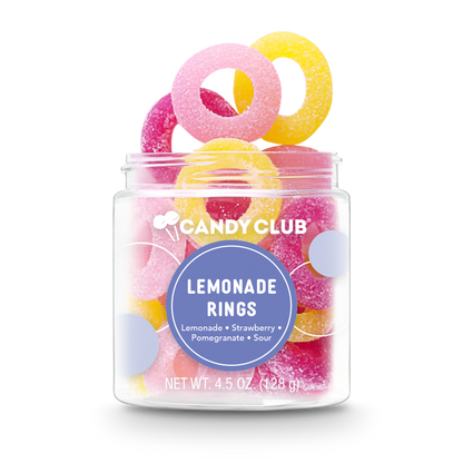 Candy Club Gummy Lemonade Rings