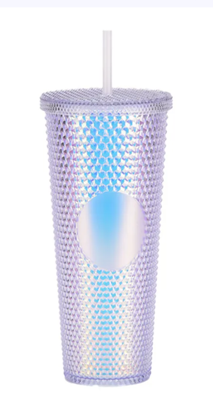 Transparent Shimmery Tumbler