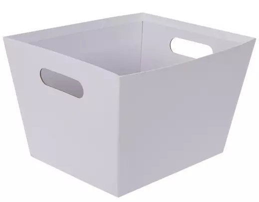 White Square Basket