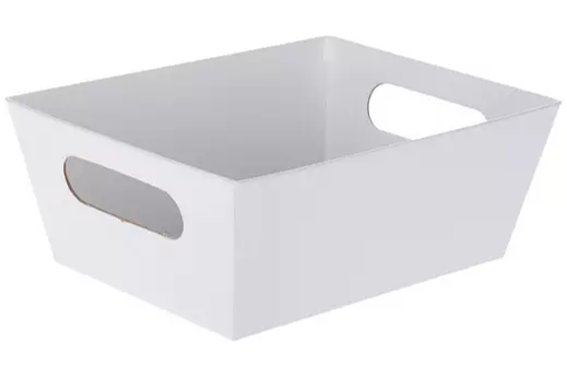 White Tray Basket