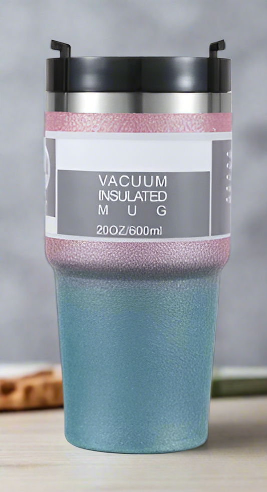 Blue Pink Gradient Vacuum Insulated Mug