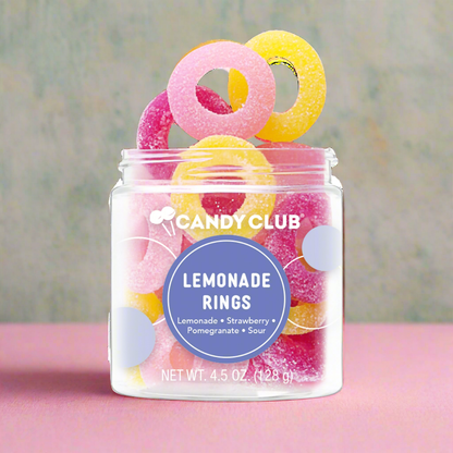 Candy Club Gummy Lemonade Rings