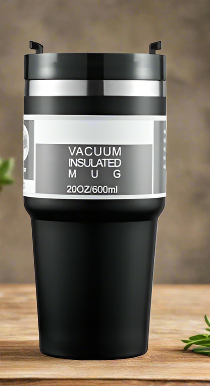 Black Vacuum Insulated Mug