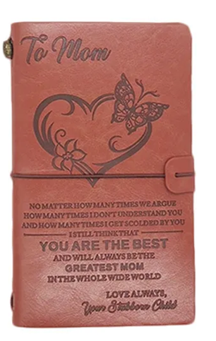 To My Mom Leatherette Journal