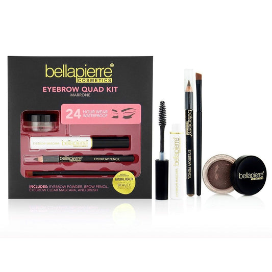 Bellapierre Cosmetics Eyebrow Quad Kit Marrone