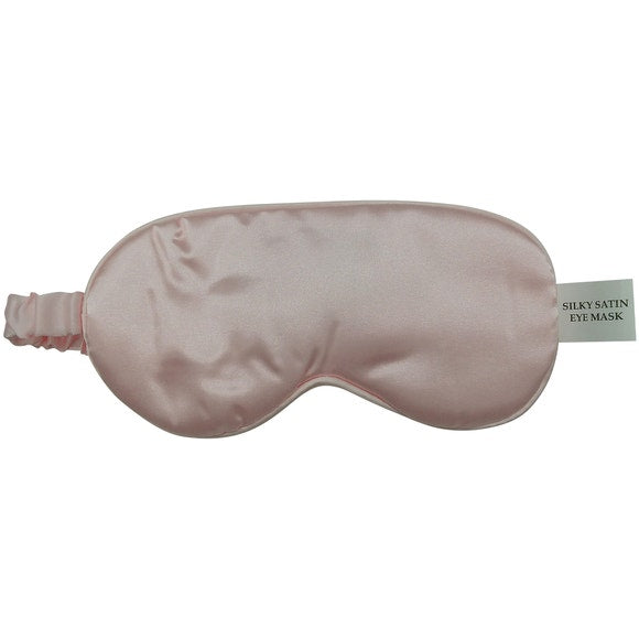 Pink Satin Eye Mask