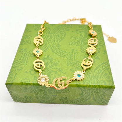 GG Necklace and Earrings Set