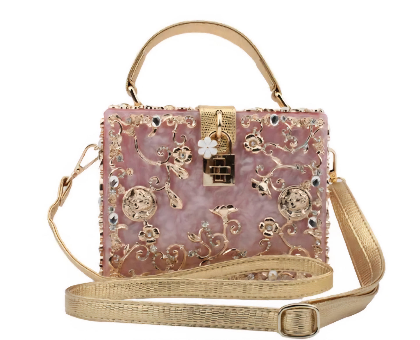 Acrylic Luxury Handbag - PINK