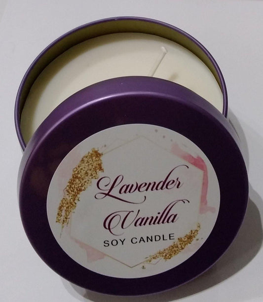 Lavender Vanilla Soy Candle - Build Your Baskets