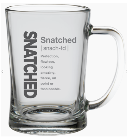 22oz Snatched Glass Mug
