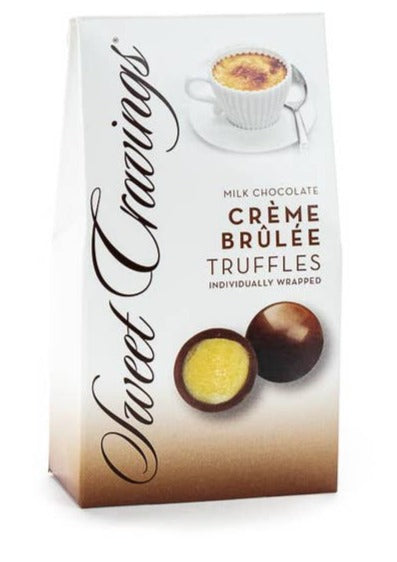 Milk Chocolate Creme Brulee Truffles