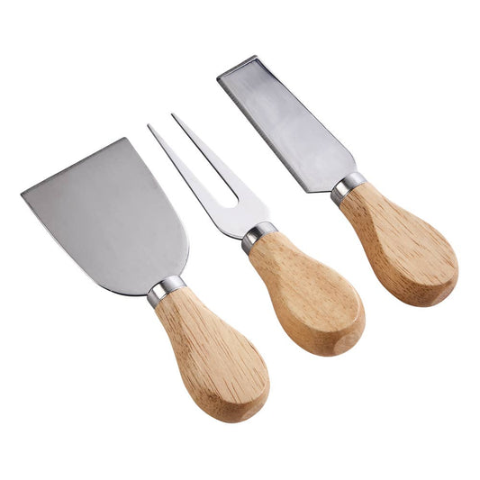 3 PC Wooden Handle Cutlery Set