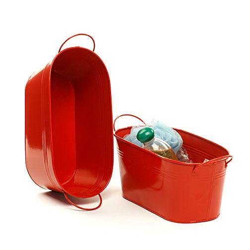 Red Oval Basket - Build Your Baskets